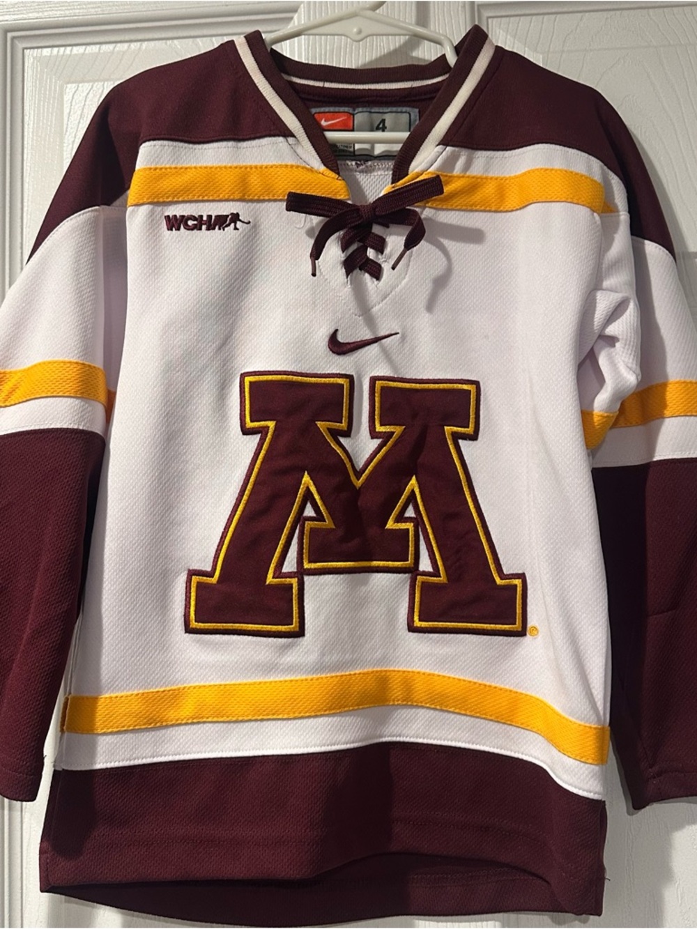 Nike Maroon/Gold/White Minnesota Hockey Jersey